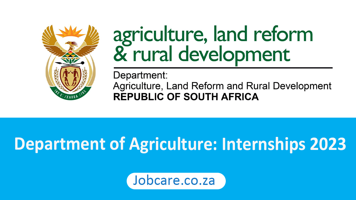 Department of Agriculture: Internships 2023