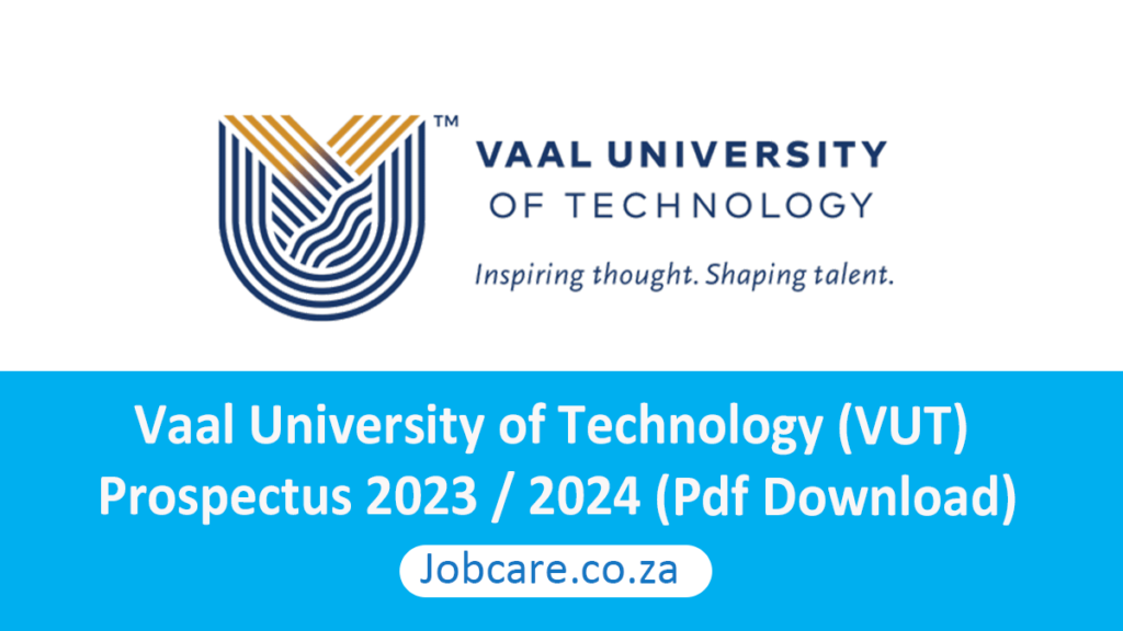Vaal University of Technology (VUT) Prospectus 2024 Jobcare