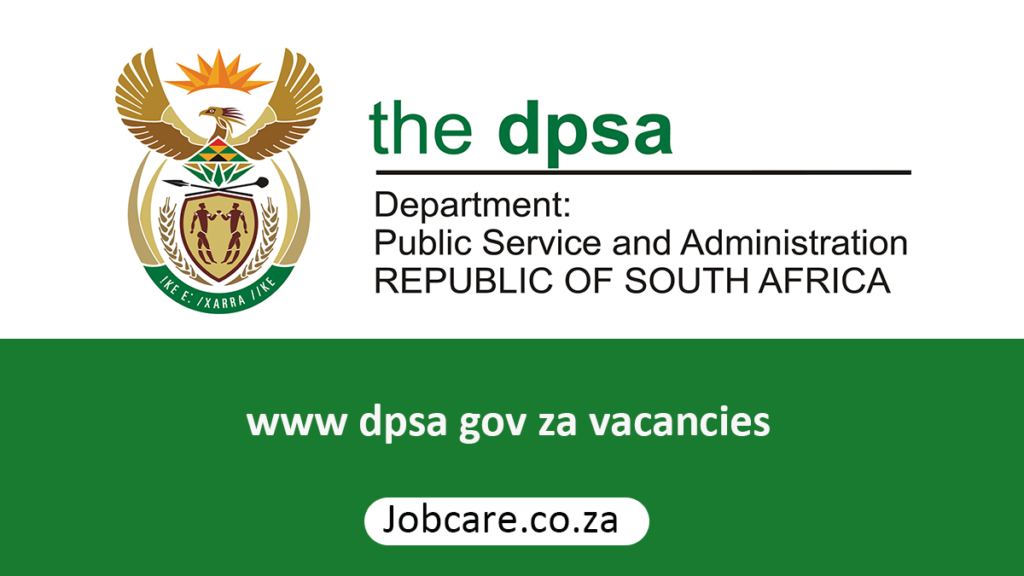 www dpsa gov za vacancies Jobcare
