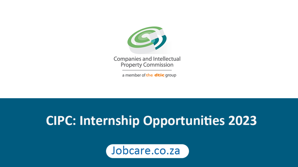 CIPC Internship Opportunities 2023 Jobcare