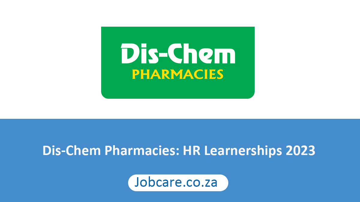 Dis Chem Pharmacies HR Learnerships 