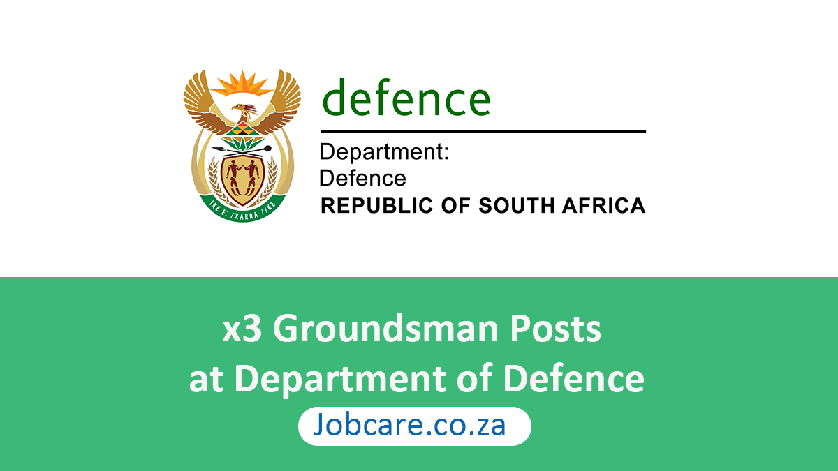 x3 Groundsman Posts at Department of Defence