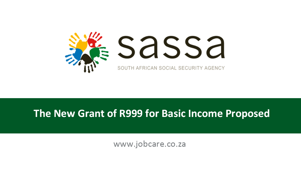 The New Grant of R999 for Basic Income Proposed