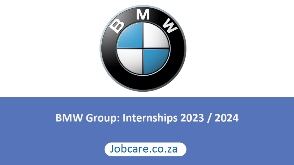 BMW Group Internships 2023 / 2024 Jobcare