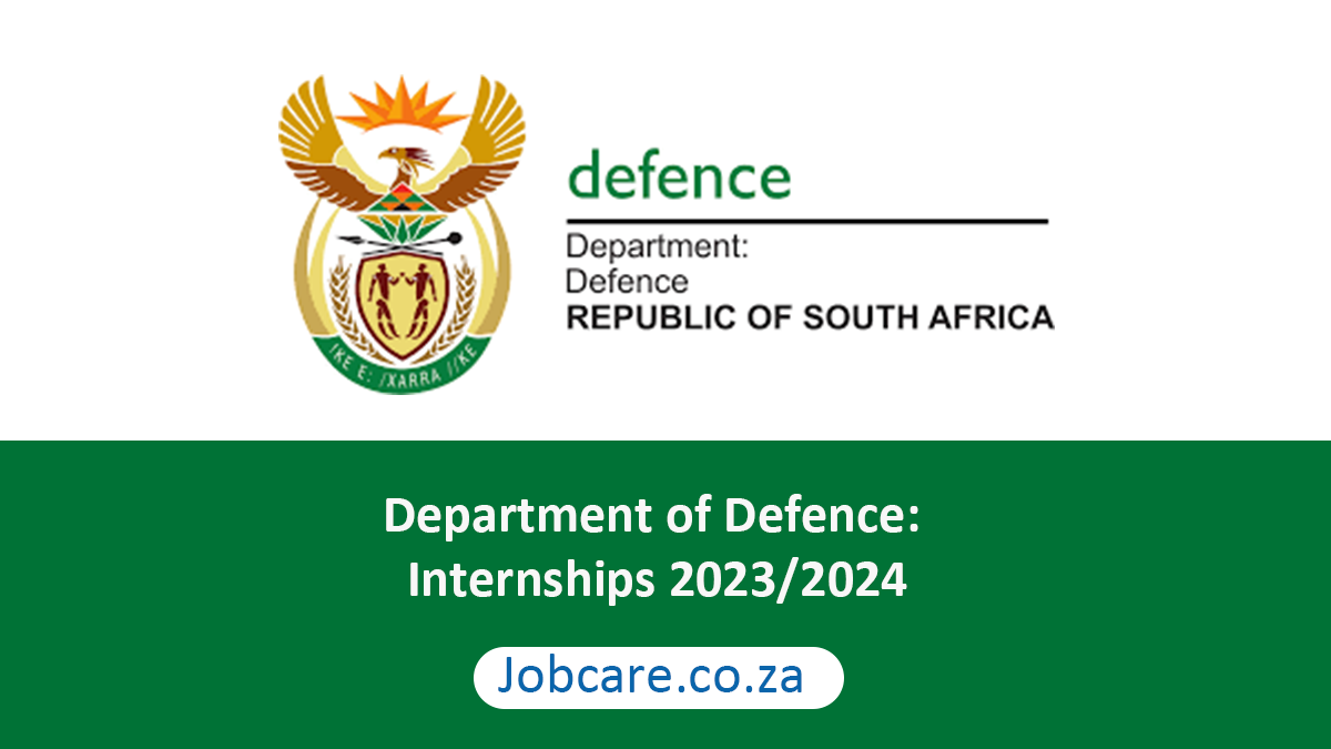Department Of Defence Internships 2023 2024 