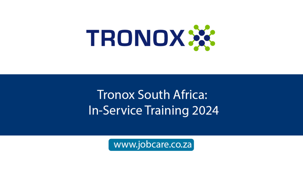 Tronox South Africa InService Training 2024 Jobcare
