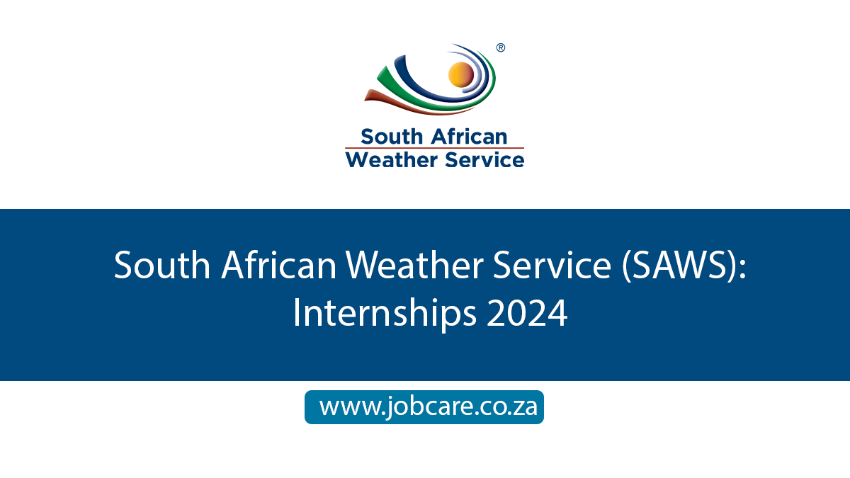 South African Weather Service SAWS Internships 2024 