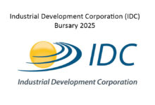 Industrial Development Corporation (IDC) Bursary 2025